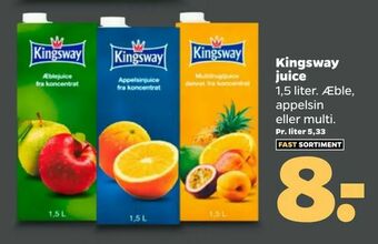 Netto Kingsway juice tilbud