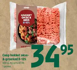 Coop 365 Coop hakket okse- & grisekød 8-12% tilbud