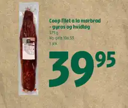 Coop 365 Coop filet a la mørbrad -gyros og hvidløg tilbud