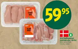 Coop 365 Xtra! kyllingebryst med lage eller -lårfilet tilbud