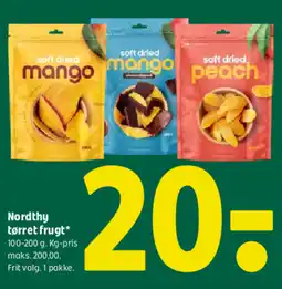 Coop 365 Nordthy tørret frugt tilbud