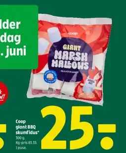 Coop 365 Coop giant BBQ skumfidus tilbud