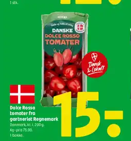 Coop 365 Dolce Rosso tomater fra gartneriet Regnemark tilbud