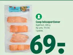 Coop 365 Coop lakseportioner tilbud