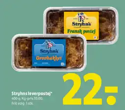 Coop 365 Stryhns leverpostej tilbud