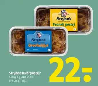 Coop 365 Stryhns leverpostej tilbud