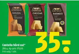 Coop 365 Castello hård ost tilbud