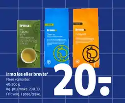 Coop 365 Irma løs eller brevte tilbud