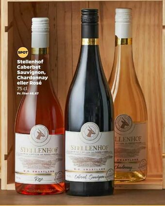 Netto Stellenhof Caberbet Sauvignon, Chardonnay eller Rosé tilbud