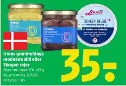 Coop 365 Irmas gammeldags modnede sild eller Skagen rejer tilbud