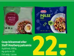 Coop 365 Coop biksemad eller Steff Houlberg pølsemix tilbud