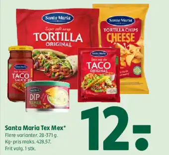 Coop 365 Santa Maria Tex Mex tilbud