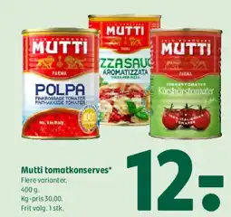 Coop 365 Mutti tomatkonserves tilbud