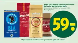 Coop 365 Cirkel Kaffe, Merrild eller Lavazza formalet kaffe eller Merrild instant kaffe tilbud