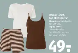 Coop 365 Dame t-shirt, top eller shorts tilbud