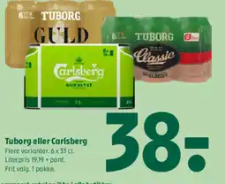 Coop 365 Tuborg eller Carlsberg tilbud