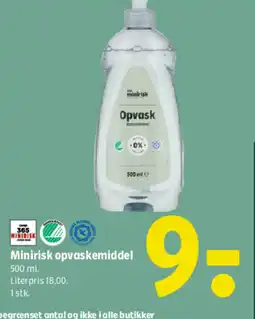 Coop 365 Minirisk opvaskemiddel tilbud