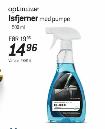 Thansen Isfjerner tilbud