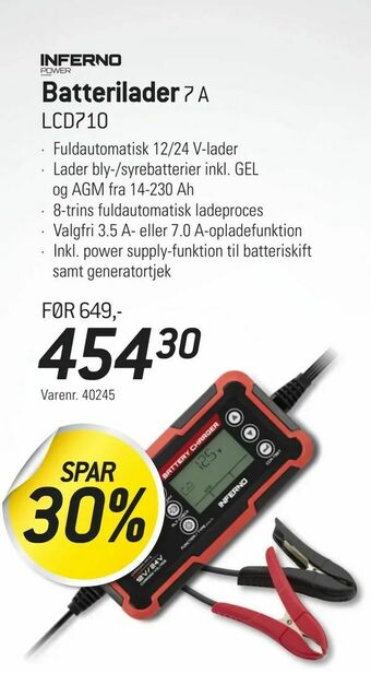 Thansen Batterilader tilbud