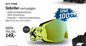 Thansen Skibriller med spejlglas tilbud