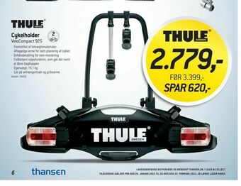 Thansen Cykelholder tilbud