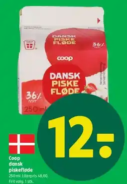 Coop 365 Dansk piskefløde tilbud