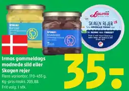 Coop 365 Irmas gammeldags modne sild eller Skagen rejer tilbud