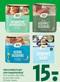 Coop 365 Valsamøllen brød- eller kageblanding tilbud