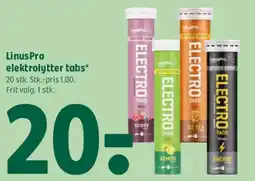 Coop 365 LinusPro elektrolytter tabs tilbud
