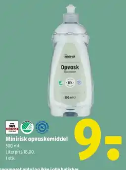 Coop 365 Minirisk opvaskmiddel tilbud