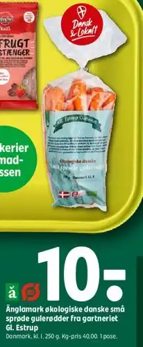 Coop 365 Ænglamark økologiske danske små sprøde gulerødder tilbud