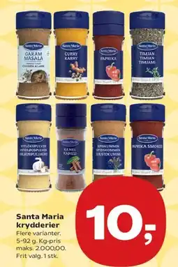 SuperBrugsen Santa Maria krydderier tilbud