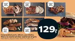 SuperBrugsen Coop pulled pork / porchetta / filet tilbud