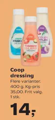 SuperBrugsen Coop dressing tilbud
