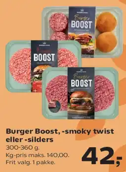 SuperBrugsen Burger Boost – smoky twist eller sliders tilbud