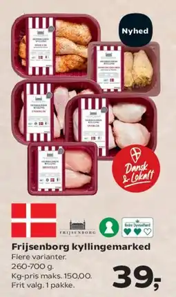 SuperBrugsen Frijsenborg kyllingemarked (pakketvarianter) tilbud