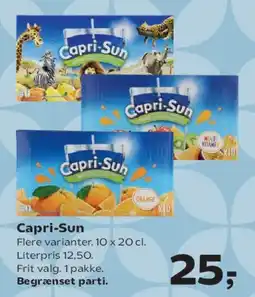 SuperBrugsen Capri-Sun tilbud