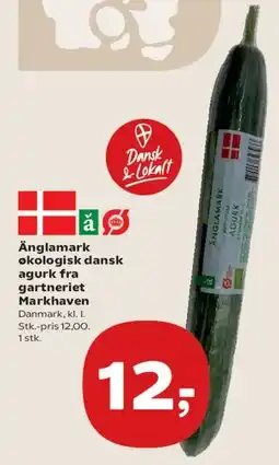 SuperBrugsen Änglamark økologisk dansk agurk tilbud