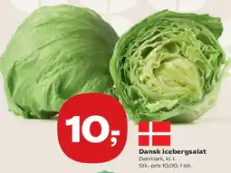 SuperBrugsen Dansk icebergsalat tilbud