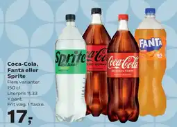 SuperBrugsen Coca‑Cola, Fanta eller Sprite tilbud