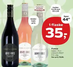 SuperBrugsen Fuoco (Rosso, Rosato, Bianco) tilbud
