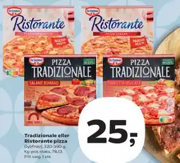 SuperBrugsen Tradizionale eller Ristorante pizza tilbud