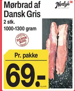 ABC Lavpris Mørbrad af Dansk Gris tilbud