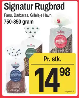 ABC Lavpris Signatur Rugbrød tilbud