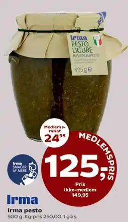 Kvickly Irma pesto tilbud