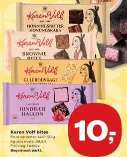 Kvickly Karen Volf bites tilbud