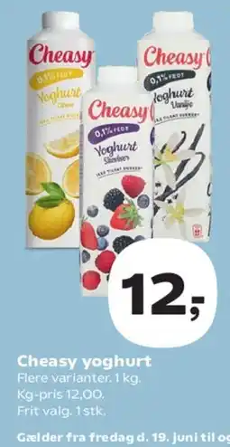 Kvickly Cheasy yoghurt tilbud