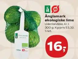 Kvickly Änglamark økologiske lime tilbud