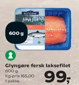 Kvickly Glyngøre fersk laksefilet tilbud
