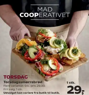 Kvickly Torsdagssmørrebrød tilbud